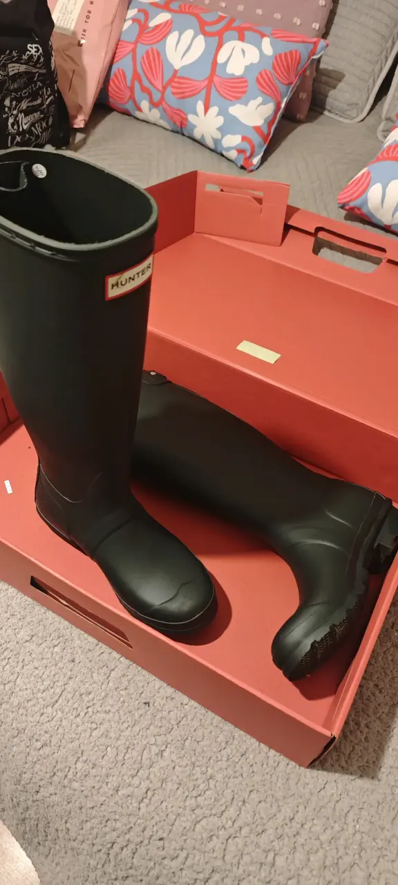 Botas de lluvia negras Hunter para mujer - 2