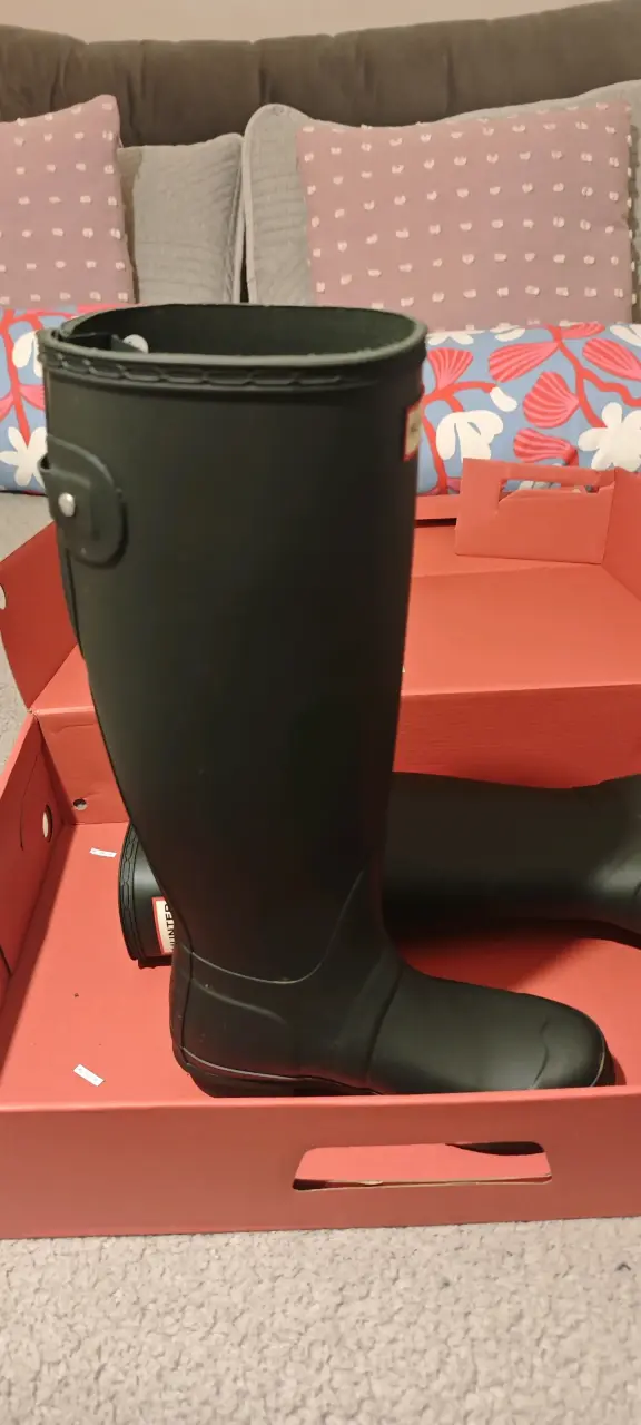 Botas de lluvia negras Hunter para mujer - 3