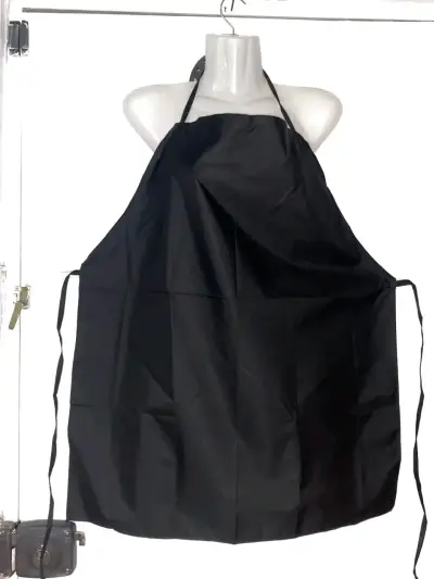 Delantal negro  resistente impermeable - miniatura 1