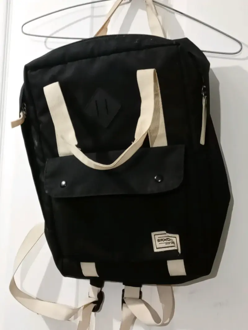 Mochila Saxoline verde con múltiples bolsillos - 3