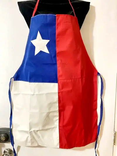 Delantal con diseño de bandera chilena - miniatura 1