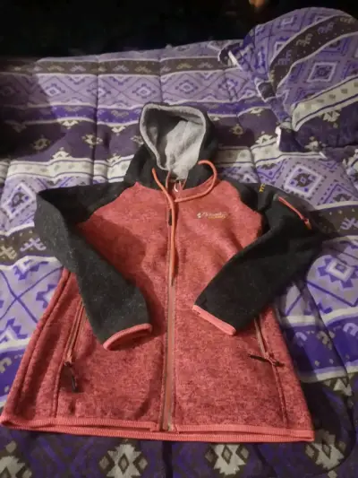 Chaqueta de polar con capucha para mujer - miniatura 1