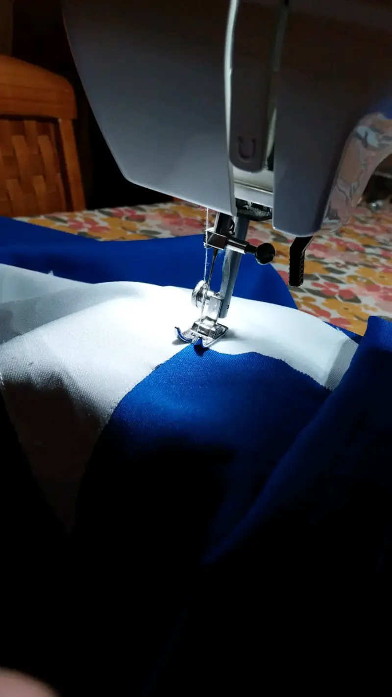 Bandera mapuche wun̈elfe hecha artesanalmemte - 4