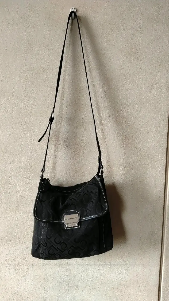 Cartera de cuero roja con correa ajustable - 2
