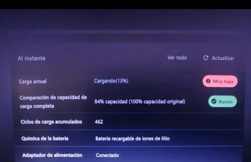 Laptop Lenovo con Windows 11 y batería recargable