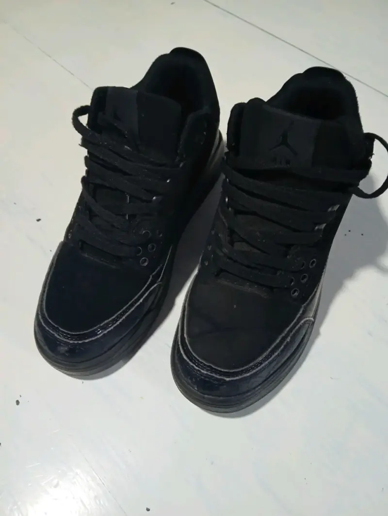 Zapatillas negras de caña alta para hombre - 3