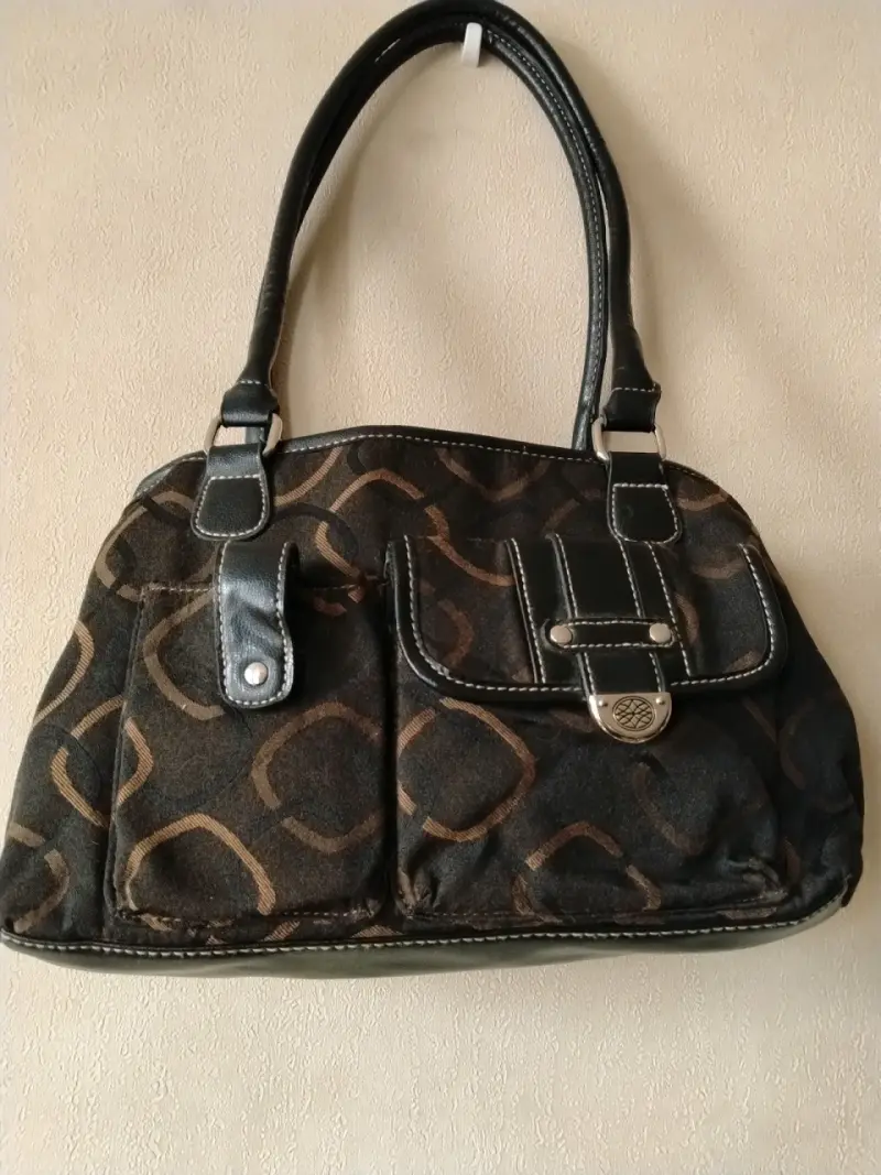 Cartera de cuero marrón Relic Brand - 4