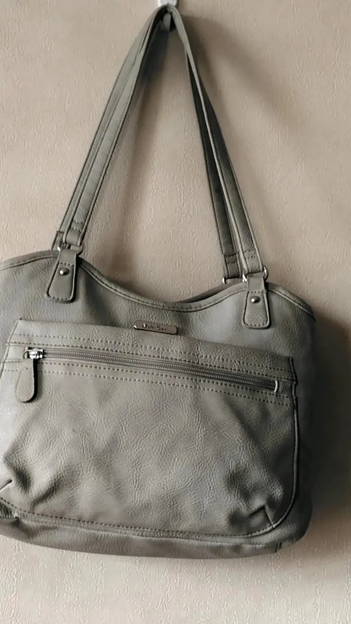Cartera de cuero marrón Relic Brand - 6