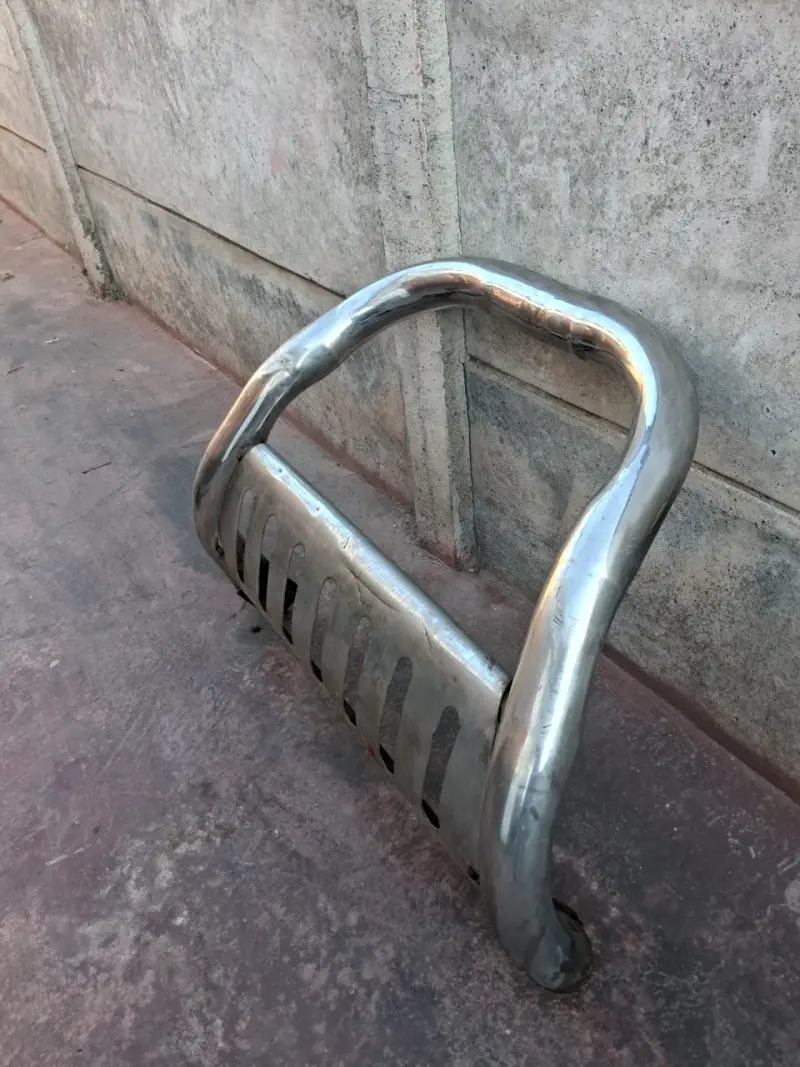 Parachoques delantero de acero inoxidable para camioneta - 2