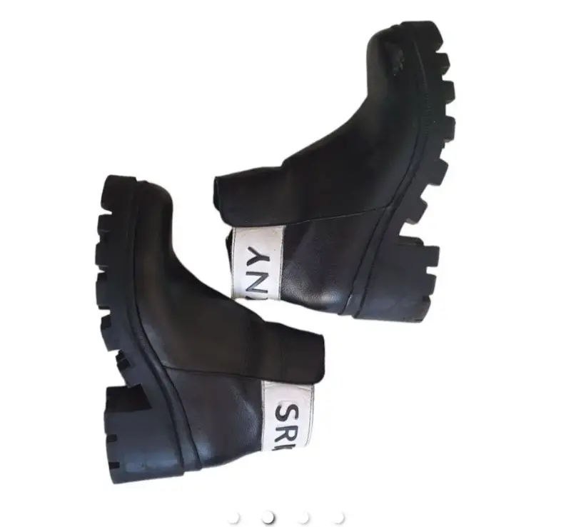 Botines de cuero negro RICKY SARKANY SKNY - 1