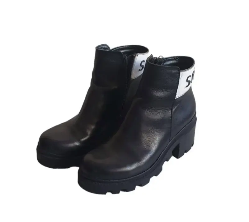Botines de cuero negro RICKY SARKANY SKNY - 2