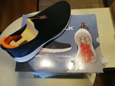 Zapatillas Skechers Go Run Motion Hombre Blancas - miniatura 5