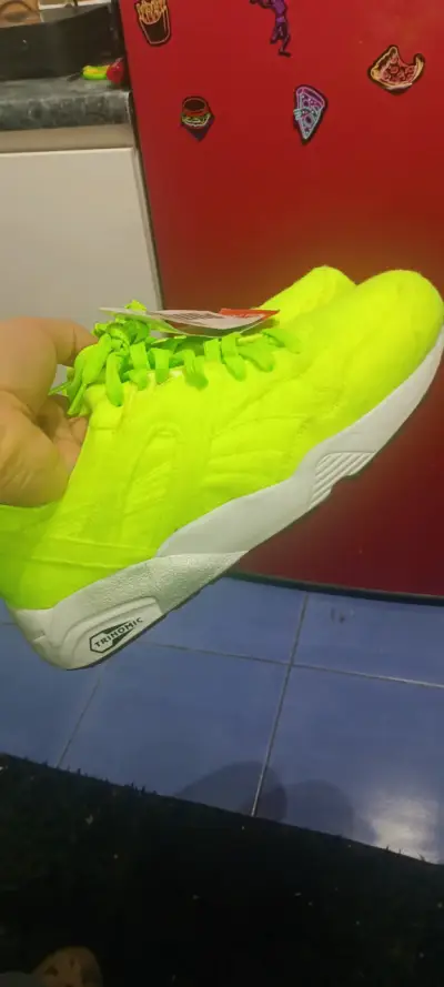 Zapatillas deportivas Puma verde neón - miniatura 2