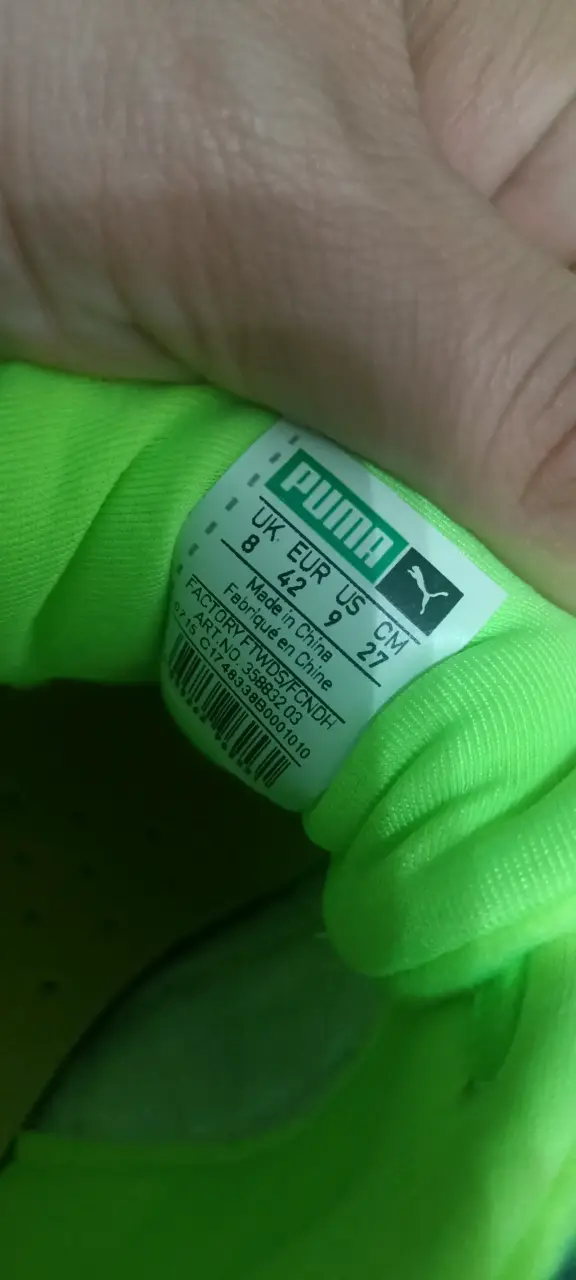 Zapatillas deportivas Puma verde neón - 4
