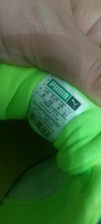 Zapatillas deportivas Puma verde neón - miniatura 4