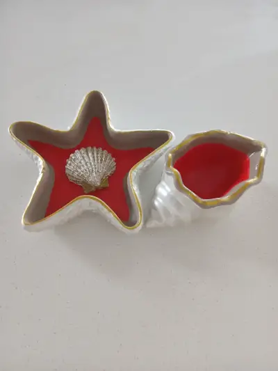 Set de platos decorativos en forma de estrella y c - miniatura 2