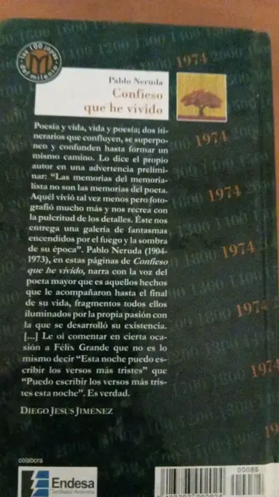 Libro 'Confieso que he vivido' de Pablo Neruda - miniatura 2
