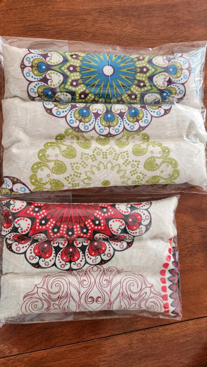 Guatero de semillas y cuarzo con diseño mandala - 1