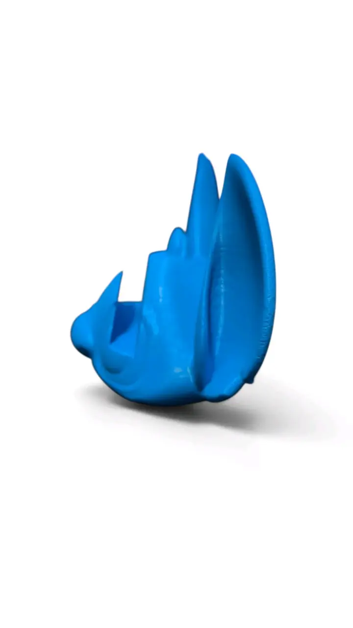Soporte de gafas azul con diseño de personaje stit - 2
