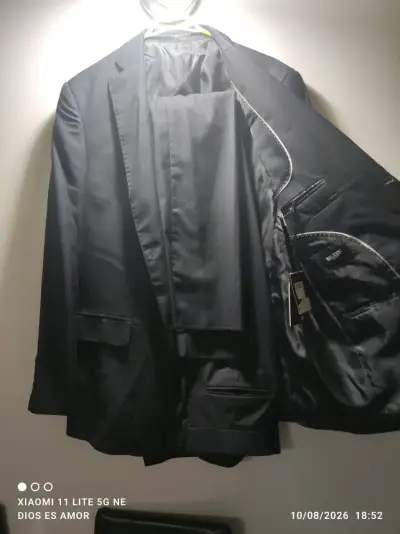 Blazer negro para hombre talla 46 - miniatura 3