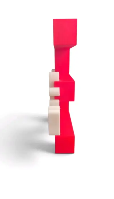 Letra decorativa roja con nombre - miniatura 3