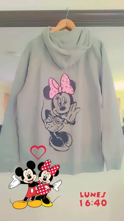 Polerón con capucha de Minnie y Mickey Mouse - miniatura 1