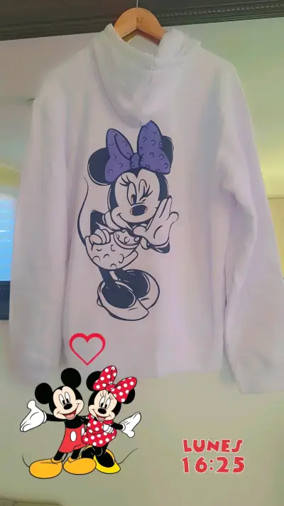 Polerón con capucha de Minnie y Mickey Mouse - miniatura 4