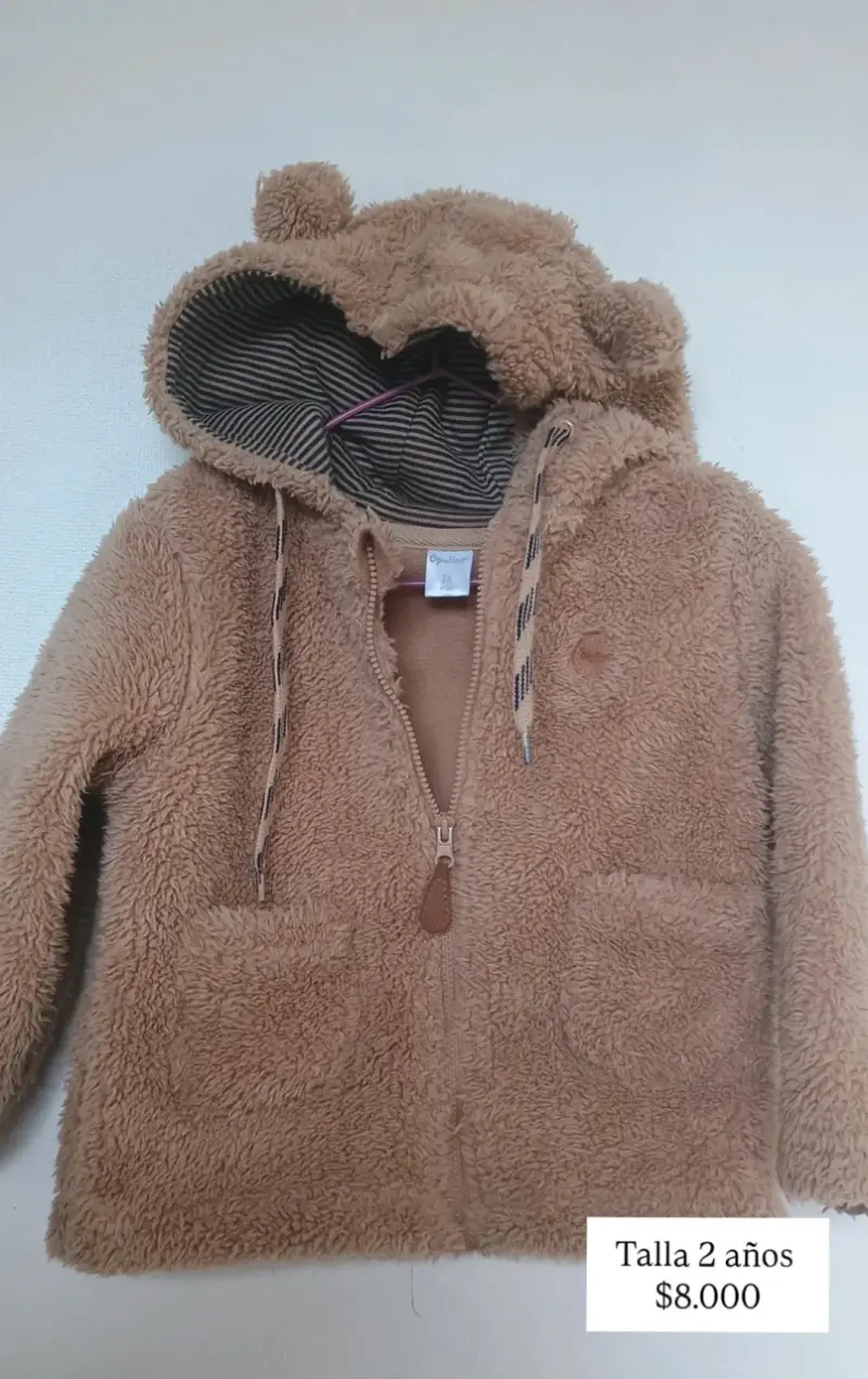 Chaqueta de peluche para niño Opaline talla 2 años