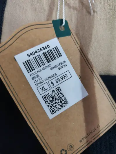 Polerón tricolor para hombre Owen Design XL - miniatura 2