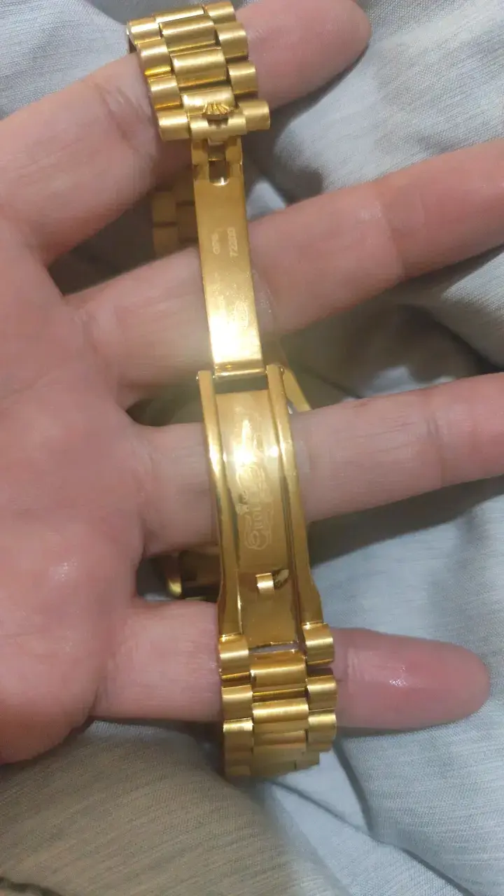 Reloj Rolex automático Dorado cristal zafiro - 3