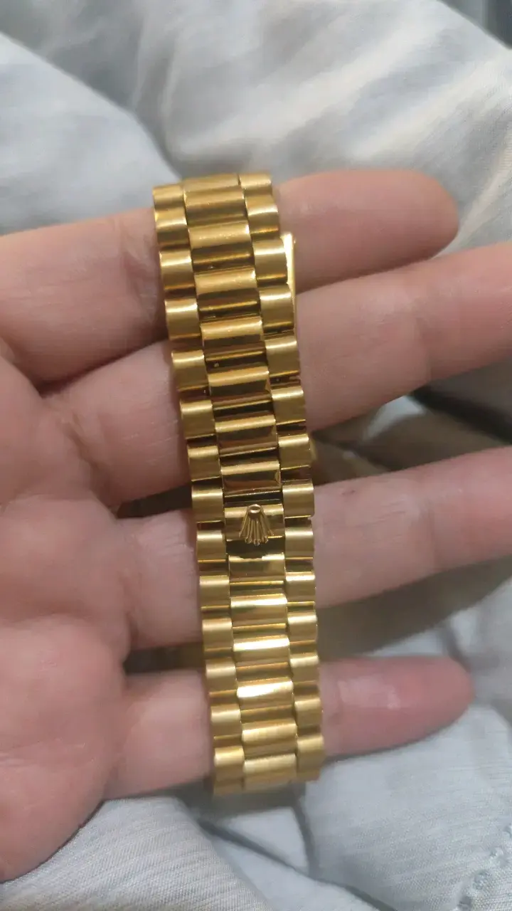 Reloj Rolex automático Dorado cristal zafiro - 4