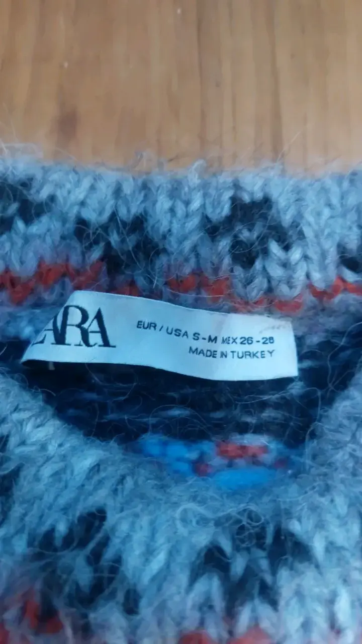 Suéter de lana multicolor Zara para mujer - 2