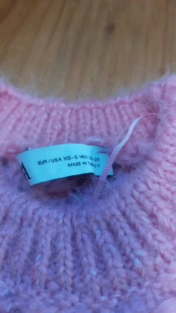Suéter rosa tejido Zara para mujer - 2