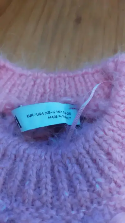 Suéter rosa tejido Zara para mujer - miniatura 2