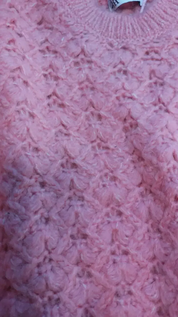 Suéter rosa tejido Zara para mujer - 3