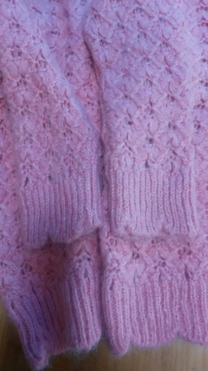 Suéter rosa tejido Zara para mujer - 4