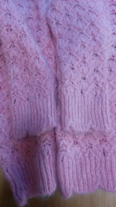 Suéter rosa tejido Zara para mujer - miniatura 4