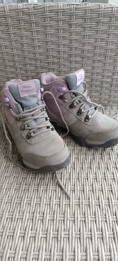 Botines impermeables Hush Puppies niña gris - miniatura 1