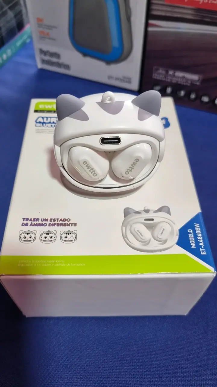 Auriculares Bluetooth Ewtto Gato Inalámbricos - 2