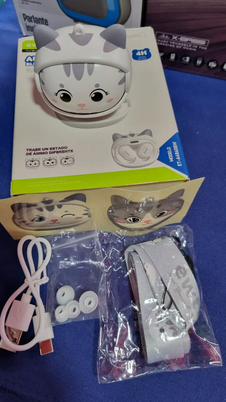 Auriculares Bluetooth Ewtto Gato Inalámbricos - 4