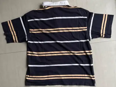 Polera Polo Rayada H&M Oversized Fit - miniatura 1