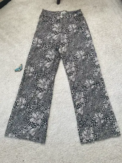 Pantalones anchos estampados Wild Lama - miniatura 1