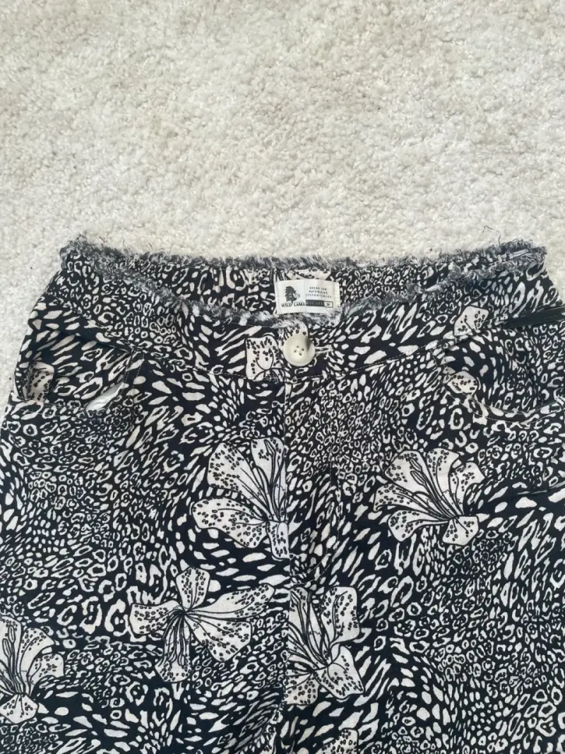 Pantalones anchos estampados Wild Lama - 2