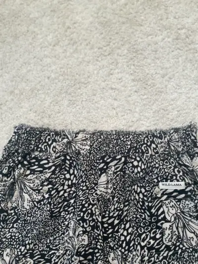 Pantalones anchos estampados Wild Lama - miniatura 4