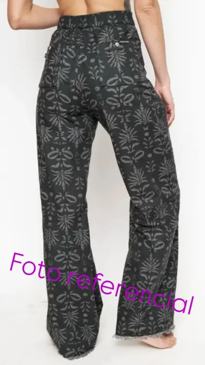 Pantalones anchos estampados Wild Lama - miniatura 5