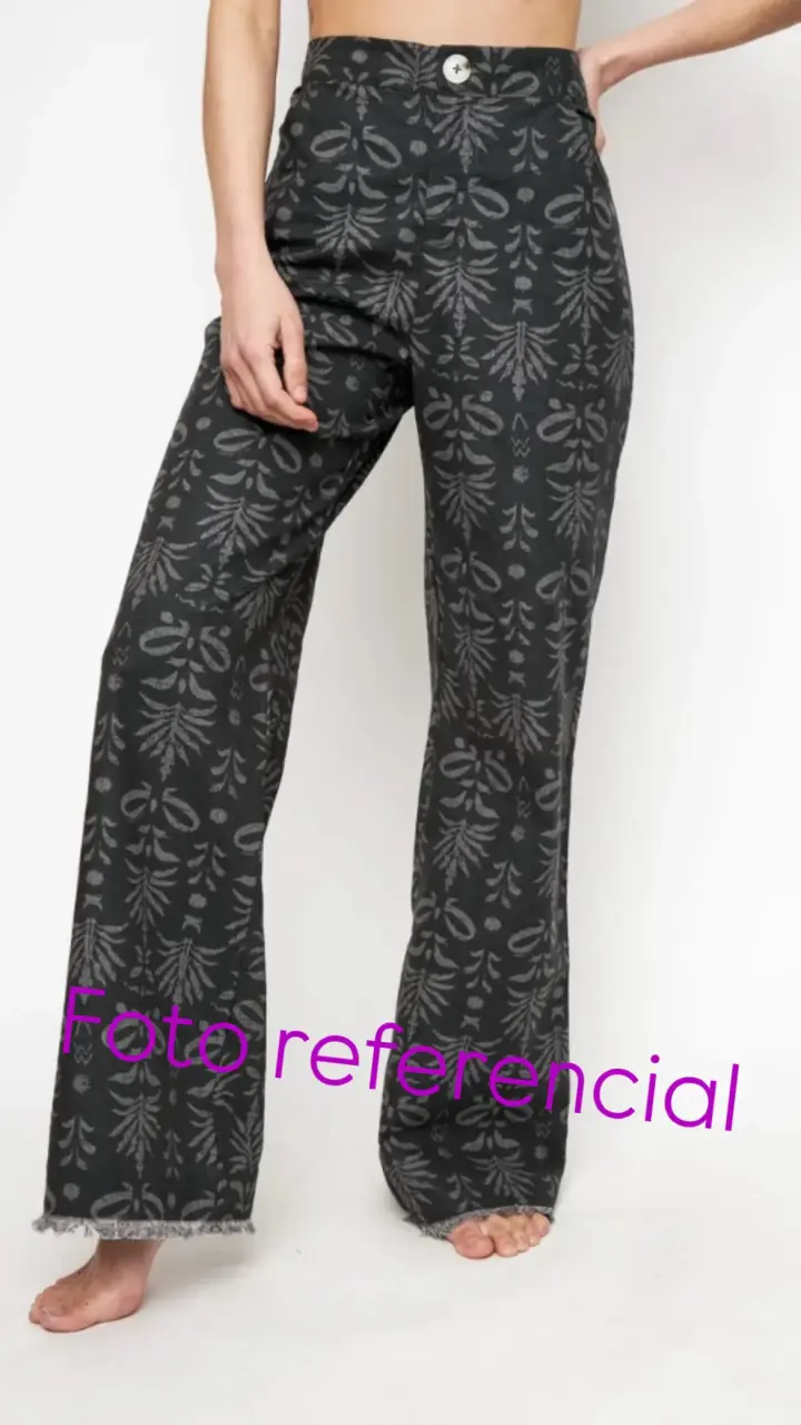 Pantalones anchos estampados Wild Lama - 6