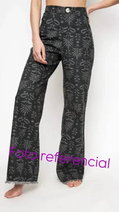 Pantalones anchos estampados Wild Lama - miniatura 6
