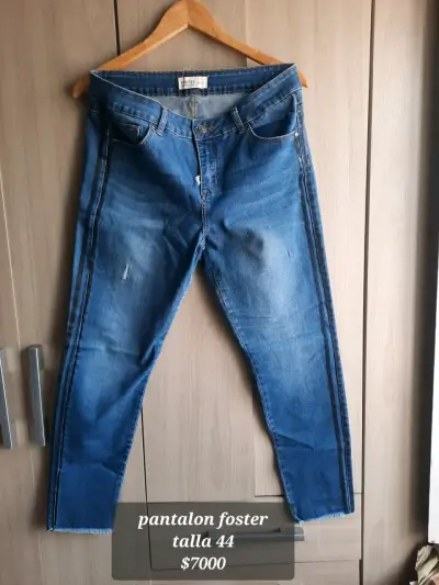 Pantalón de mezclilla Zara talla 38 - miniatura 2