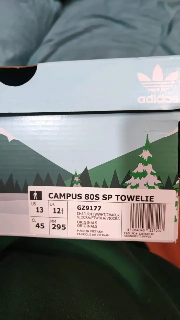 Zapatillas Adidas Campus 80s SP Towelie Azul - 4
