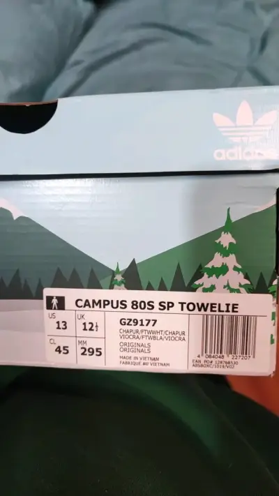 Zapatillas Adidas Campus 80s SP Towelie Azul - miniatura 4